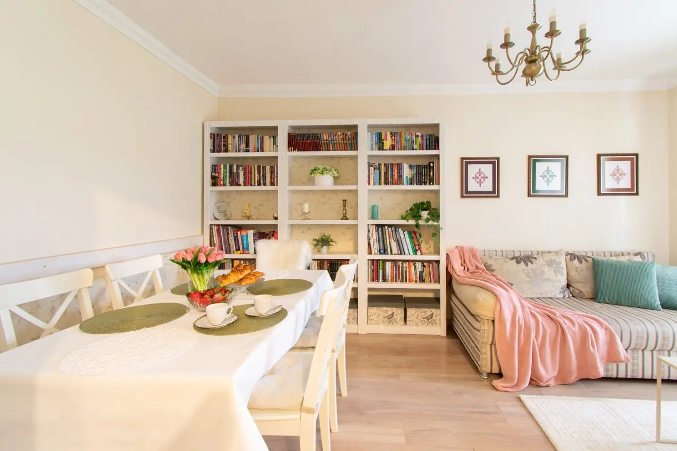 Csigekert nappali utána